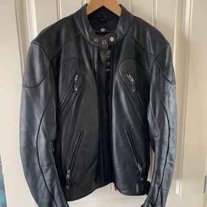 Boutique of leather motorcycle jacket
